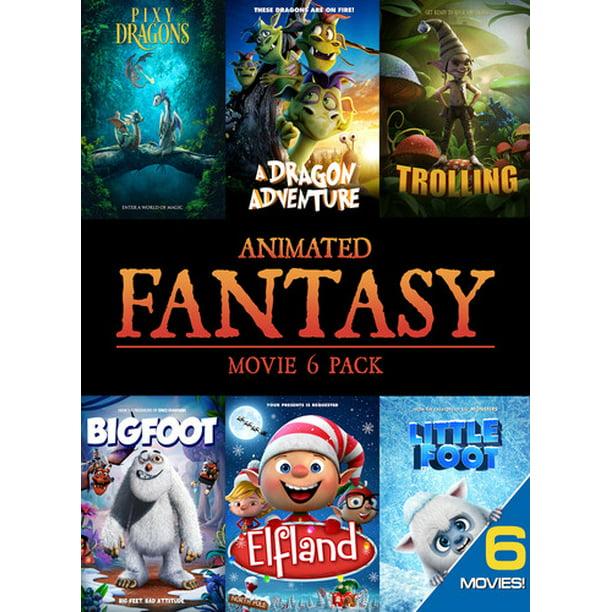 Animated Fantasy (Movie 6 Pack) (DVD) 