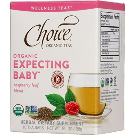 Choice Organic Teas Bien-être Thés, bio, bébé Expecting, 16 Ct