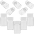 thumbnail image 4 of 10pcs Wide Mouth Lab Reagent Bottles Clear Plastic Liquid/Solid Storage Container With Caps For Laboratory And Home Office Use, 4 of 8