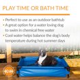 thumbnail image 4 of K&H Pet Products Dog Pool & Pet Bath Blue Medium 25 X 32 X 7 Inches, 4 of 8