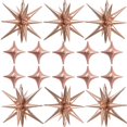 thumbnail image 1 of SONICEBUY Globos estrella y de punta en oro rosa 6 pzas, 1 of 7