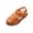 Orange, variant on Toddler Sandals Wide Toe Box Flat Shoes for Girls Boys Casual Soft Leather Sole Lightweight Comfort Black Toddler Sandals for Summer Party School Uniform Summer Black 8