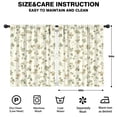 thumbnail image 2 of Blackout Kids Curtains,Pioneer Floral Pattern Childrens Insulated Curtains Set Of 2,Bedroom Essentials,Toddler Room Decor 42x54in(106x137cm), 2 of 4