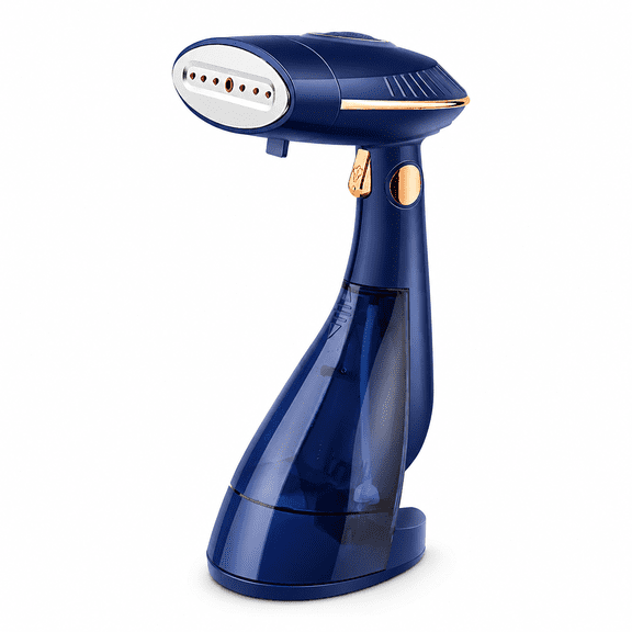 1500W 2-in-1 Foldable Handheld Garment Steamer with 168ML & 288ML Water Tanks for Wrinkles and Flat Ironing