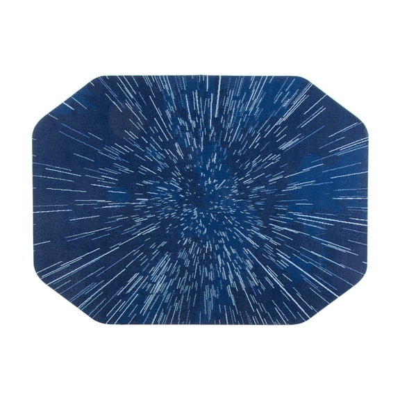 Anji Mountain Gaming Rug'd - Chair mat for office - octagonal - 35.83 in x 48.03 in - blue, navy, gray
