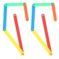 thumbnail image 4 of KAKOWELY angle learning tool 10pcs Math Teaching Tools for Kindergarten and Elementary Students Geometry Shapes Set for Classroom Learning and Angle Recognition, 4 of 5