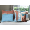 thumbnail image 7 of Ambesonne Throw Pillow Cover 4 Pack, , 24", Rust Sky Blue Beige, 7 of 7
