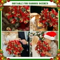 thumbnail image 3 of Christmas Artificial Flowers Christmas Glitter Artificial Bushes Flowers Bushes Plants Christmas Decorations Ornaments For Indoor Outdoor Arrangements Wedding Table Decor, 3 of 7