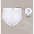 thumbnail image 4 of Buyless Fashion Boys White Briefs Soft Cotton Underwear 4 Pack - BW24-BW-15-16, 4 of 7