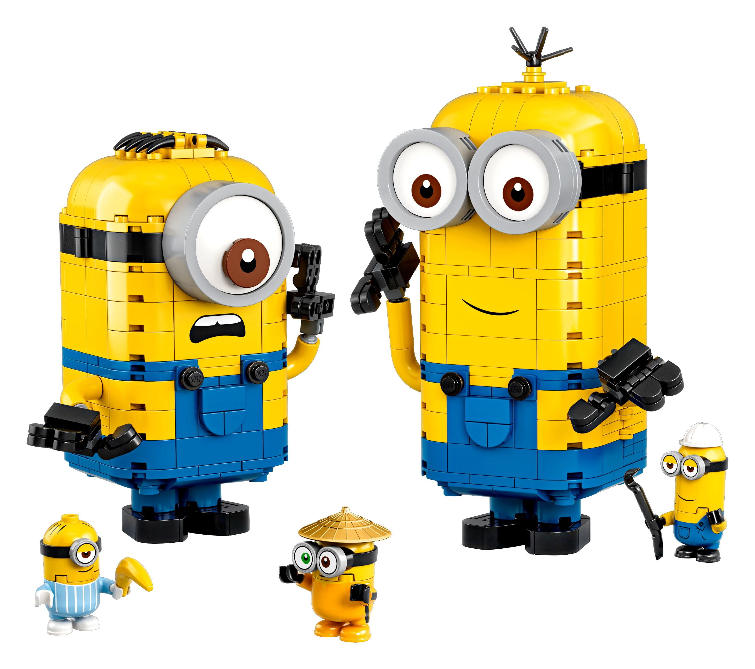 LEGO Minions: Brick-Built Minions and Their Lair 75551 Minions Toy with Buildable Figures (876 Pieces)
