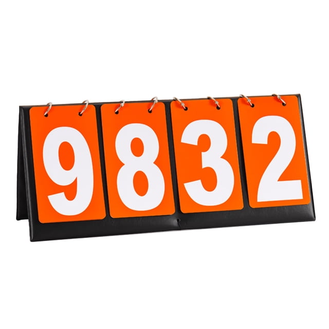 Scoreboard Score Keeper Score Flipper for Basketball Tennis Sports Portable Table Top Scoreboard, Multi Sports Score Flip Scoreboard Score Keeper