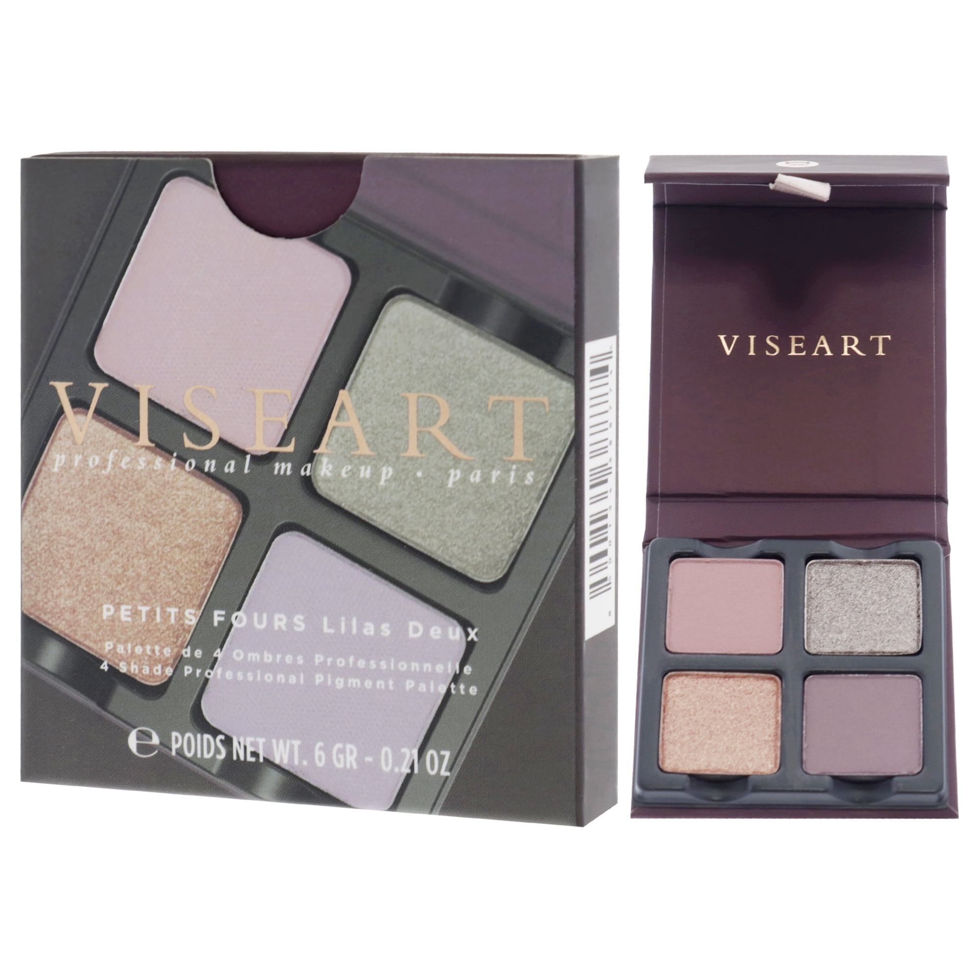 Viseart Paris Petits Fours Eyeshadow Palette - Lilas Deux , 0.21 oz Eye Shadow