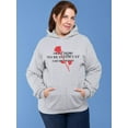 thumbnail image 2 of Not Trying To Be Difficult. Hoodie Women -Image by Shutterstock, Female Small, 2 of 4