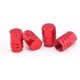thumbnail image 5 of Tapa de válvula de neumático de aluminio, 4 piezas/juego, tapas de válvula de aire de vástago de rueda de neumático para automóvil, motocicleta, bicicleta (rojo), 5 of 5