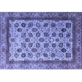 thumbnail image 1 of Ahgly Company Indoor Rectangle Abstract Blue Modern Area Rugs, 7' x 9', 1 of 4