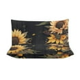 thumbnail image 3 of Oil Painting of Sunflowers Bedding Set with Zipper Closure for Girls & Boys, 3 of 6