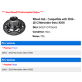 thumbnail image 2 of Wheel Hub - Compatible with 2006 - 2012 Mercedes-Benz R350 2007 2008 2009 2010 2011, 2 of 2