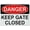 Warning Sign 2, variant on Metal Hanging Plate Horizontal Sign LIQUID NITROGEN, Waterproof, Fade and Scratch Resistant, safety signs, equipment Warning signs, etc - DANGER SIGN Style 20x30cm