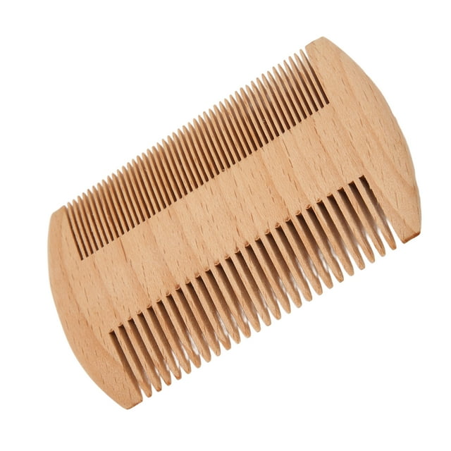 Lice Comb, Portable Beard Comb Styling Tool Fine Teeth Wooden Professional for Grooming for Home Travel