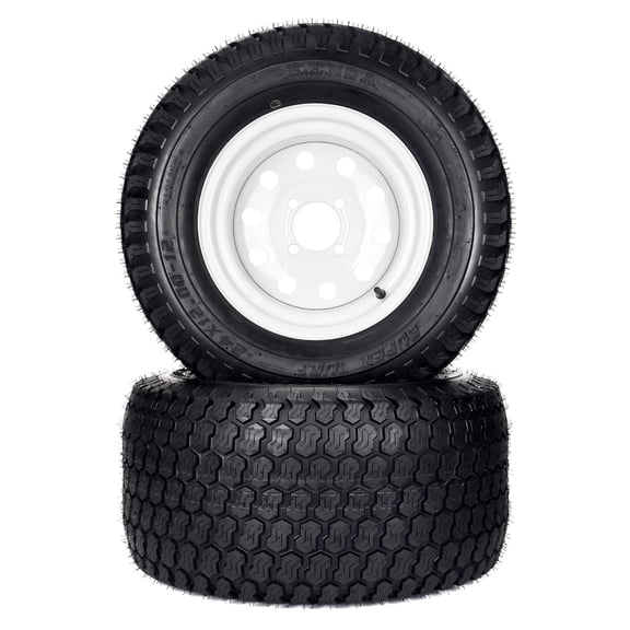 (2) Super Turf Tire Assemblies 24x12.00-12 Fits Exmark Toro Lazer Z 109-8972