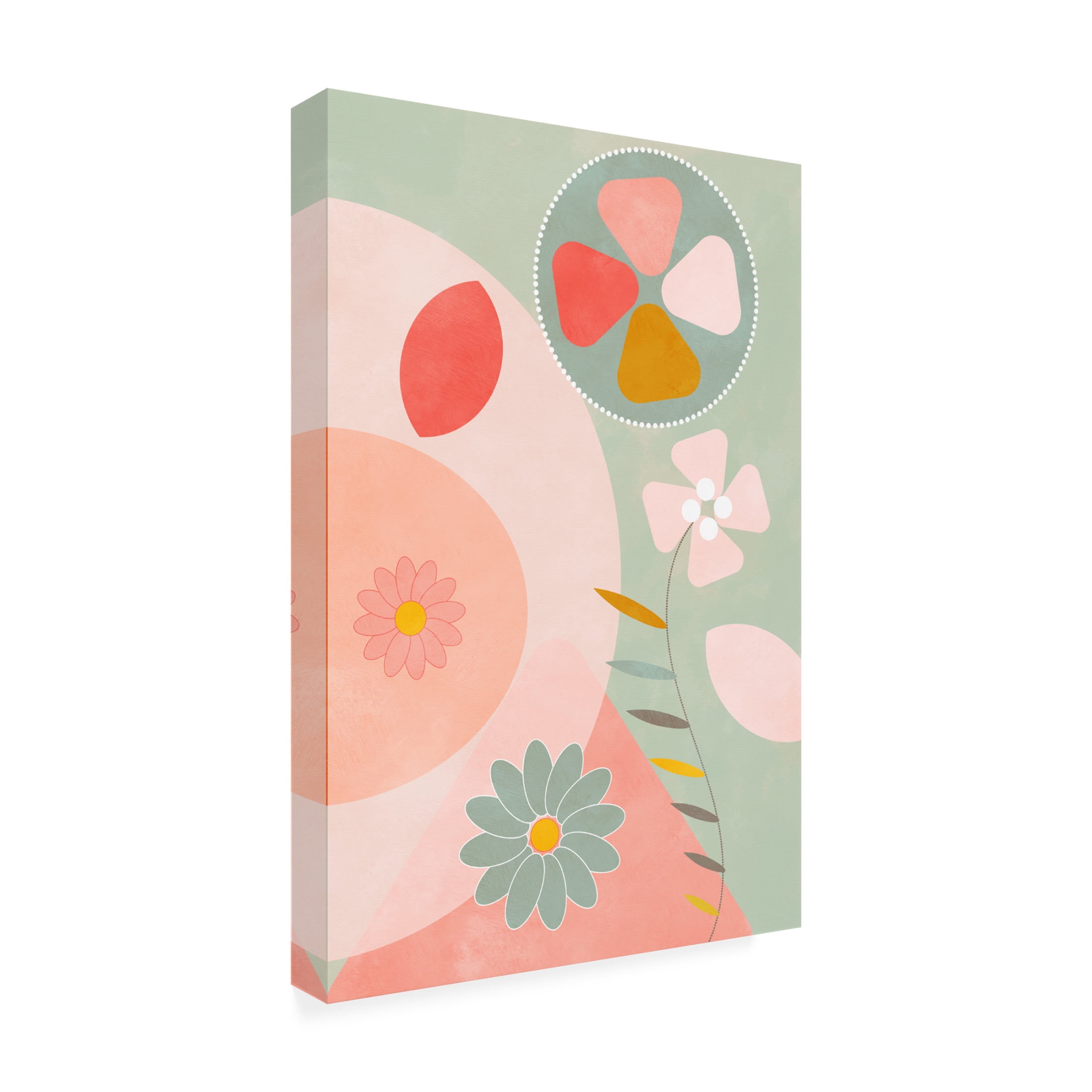 Trademark Fine Art Ana Rut Bre Friendly Colors 3 Canvas Wall Art