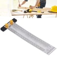 thumbnail image 3 of Fdit Marking Scale,Ruler,Marking Scale Exquisite Accurate Portable Convenient Sturdy Durable Multifunctional T‑shaped Hole Ruler, 3 of 8