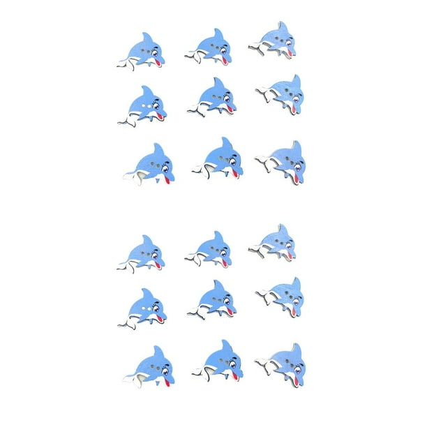 Paquete de 50 botones de sujetadores Billuyoard Color mezclado Azul Cielo 2Conjunto