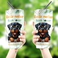 thumbnail image 4 of Rottweiler Rottie Mother Book Lover Living That Dog Mom Life Happy Mother's Day 30oz Stainless Steel Tumbler Insulated Cup with Lid Rottie Dog Lover Gifts Idea - 03004, 4 of 5