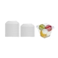thumbnail image 2 of Mini Serve Square Clear Plastic Lid - Fits Mini Kova Cup - 100 count box, 2 of 9