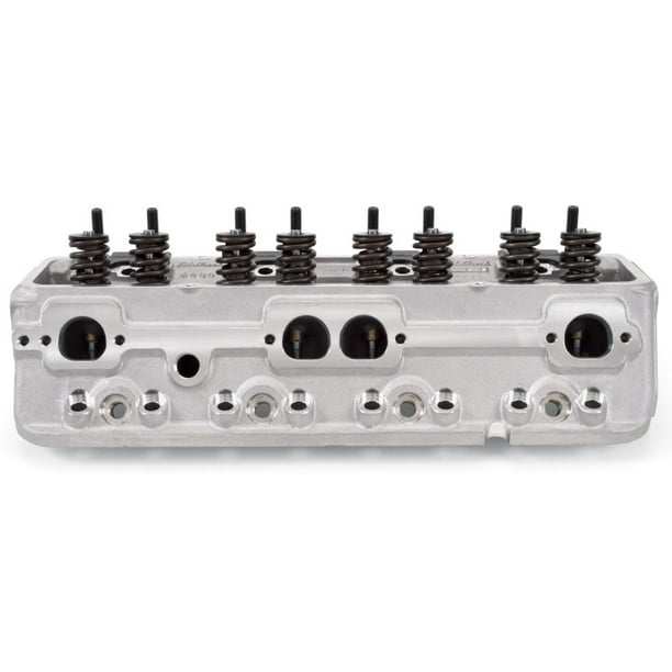 Edelbrock Cylinder Head E Street Sb Chevrolet 64cc Complete Pair