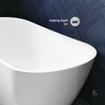 thumbnail image 5 of Sublime 60" Single Slipper Freestanding Bathtub, 5 of 11