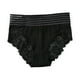 thumbnail image 2 of Gibobby Ropa Interior con Entrenamiento Ropa interior de mujer Bragas de encaje sexy Estiramiento Hipster Calzoncillos Ropa interior Señora Ropa interior(Negro， M), 2 of 5