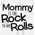 thumbnail image 2 of Funny Mommy is the Rock to My Rolls Romper Boys or Girls Infant Baby Brisco Brands 12M, 2 of 6