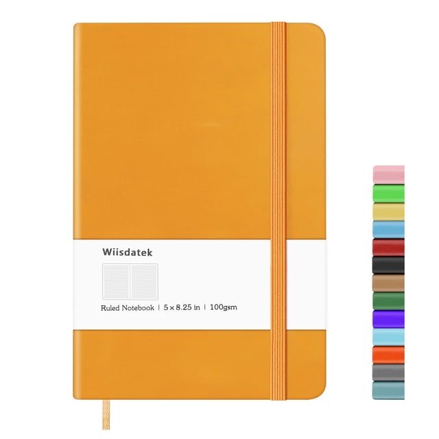 Cuaderno Wiisdatek 13 x 21 cm Tapa Dura de Cuero 100 g/m²