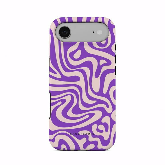 CASETEROID Tough Case for iPhone 17 Air – Dual-Layer Protection, Shockproof [Compatible with MagSafe] – Purple Haze Case
