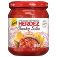 thumbnail image 2 of HERDEZ Chunky Salsa Medium, Tortilla Chip Dip, Shelf Stable, 15 oz  Glass Jar, 2 of 13