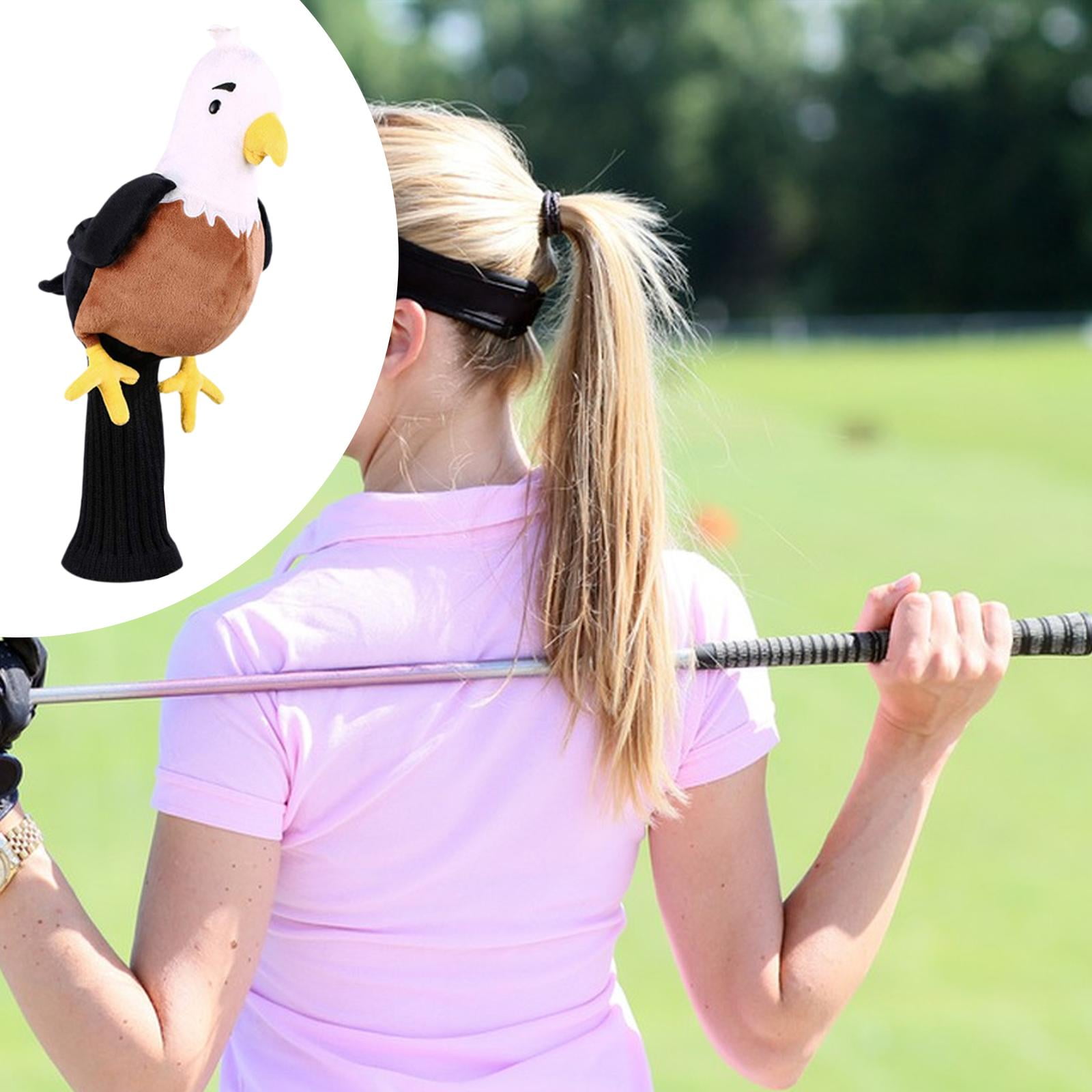 Golf Headcover Driver Protector Knitted Plush Animal Design Fits Adults and Golfers