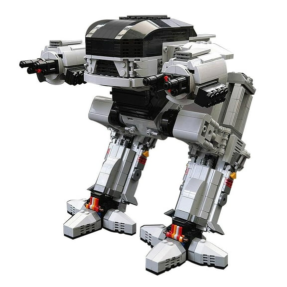 ED-209 Mech Model Figures Building Blocks Robot MOC Bricks Toys Set Collectibles