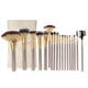 thumbnail image 5 of Juego de 18 brochas de maquillaje profesionales, brochas de maquillaje para sombras de ojos, rubor, brochas de maquillaje de viaje, brochas de maquillaje Kabuki para rostro, polvos y ojos, 5 of 5