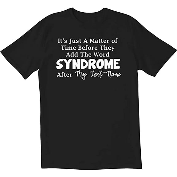 RedBarn Unisex Black Half Sleeves CottonThe Word Syndrome After My Last Funny T Shirt