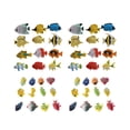 thumbnail image 1 of 48 Piezas de Plástico de Animales , Modelo de Peces, Juguetes Educativos, Rellenos para Bolsas de, 1 of 9