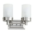 thumbnail image 3 of Safavieh Kylan Two Light Bathroom Sconce, Nickel, 3 of 5
