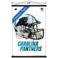 thumbnail image 3 of NFL Carolina Panthers - Drip Helmet 20 Wall Poster with Wooden Magnetic Frame, 22.375" x 34", 3 of 3
