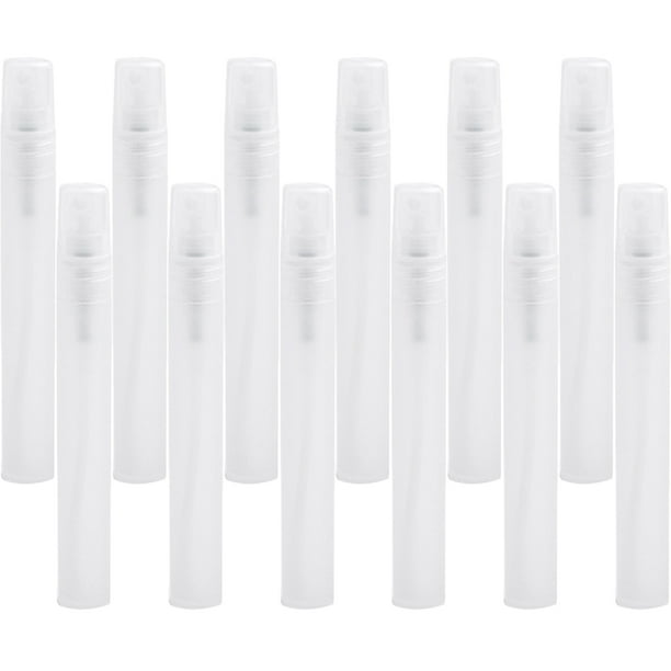 12pcs mini botellas de spray de botellas de perfume transparente botellas de pulverización de perfume portátiles botellas de pulverización