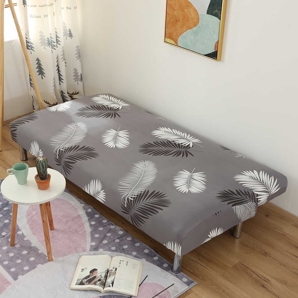 No Armrest Stretch Sofa Cover Slipcover AllCovered Folding Sofa Bed