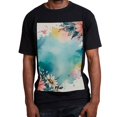 T Shirts for Man, Women's Novelty T-Shirts, Watercolor Retro Art Flower ...