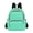 Spearmint, variant on JIALIOU Mini Backpack Purse for Women Quilted Casual Daypack Small Travel Shoulder Bag, Cute Cat with Skull