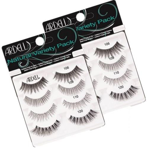 Ardell False Eyelashes 4 Pairs - Natural Variety Pack ( PACK OF 2 )