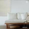 thumbnail image 2 of MOOD Mini Blinds | 38 inch blinds for windows | 1" Cordless Vinyl Window Treatment | Alabaster White | 38 x 60, 2 of 7
