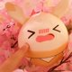 thumbnail image 3 of 5.1 Genshin Bouncing Bombs Conejo de peluche de juguete Muñeco de peluche Almohada suave Accesorios de cosplay para fanáticos de los juegos (cara tímida, 5.1") Cara tímida 5.1", 3 of 5